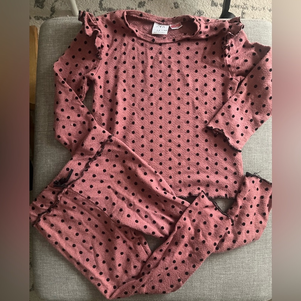 Zara Girls matching set, size 3-4 years